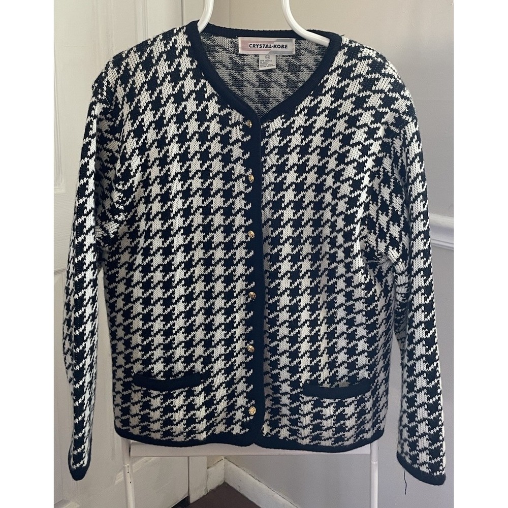 Vintage Crystal Kobe Womens Jacket. Formal, Casual, Business, Travel Size Lg